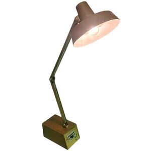 Vintage Tensor Light Brown Low Voltage Desk Lamp MCM Retro